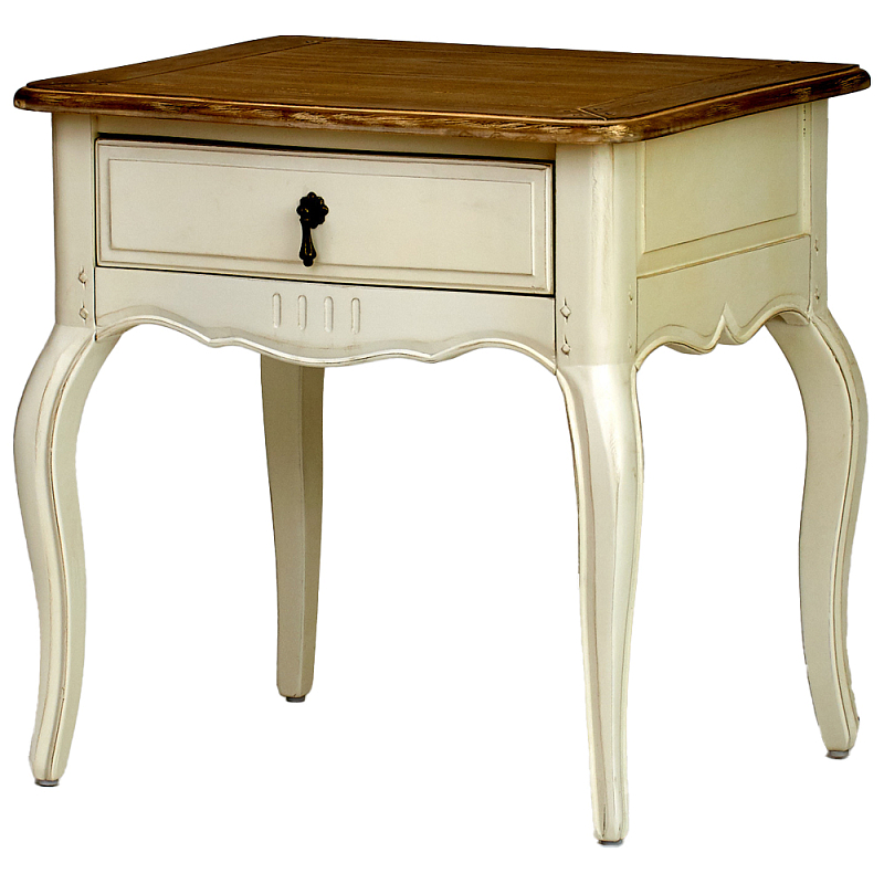 Прикроватная тумба в стиле прованс Oak Montmartre Provence Bedside Table Бежевый Дуб темный Прикроватная тумба в стиле прованс Oak Montmartre Provence Bedside Table Бежевый Дуб темный в Перми | Loft Concept