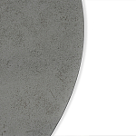 Стол обеденный с серой овальной столешницей из керамики на четырех деревянных ножках Gray Ceramics варинант исполнения - 4 | Loft Concept в Перми