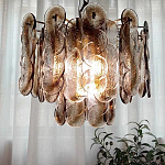 Люстра из круглых стеклянных элементов Vienna варинант исполнения - 6 | Loft Concept в Перми