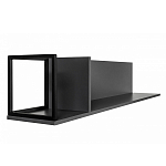 Полка навесная открытая цвета графит Strict Lines  варинант исполнения - 6 | Loft Concept в Перми