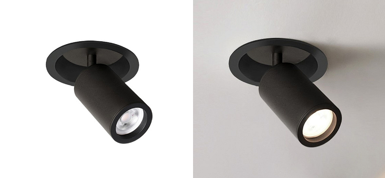 Встраиваемый поворотный спот Modern Spot Black Встраиваемый поворотный спот Modern Spot Black - Loft-Concept в Перми