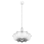 Подвесной светильник с белым фигурным абажуром и мягкими волнистыми краями Cloud Motion  варинант исполнения - 2 | Loft Concept в Перми