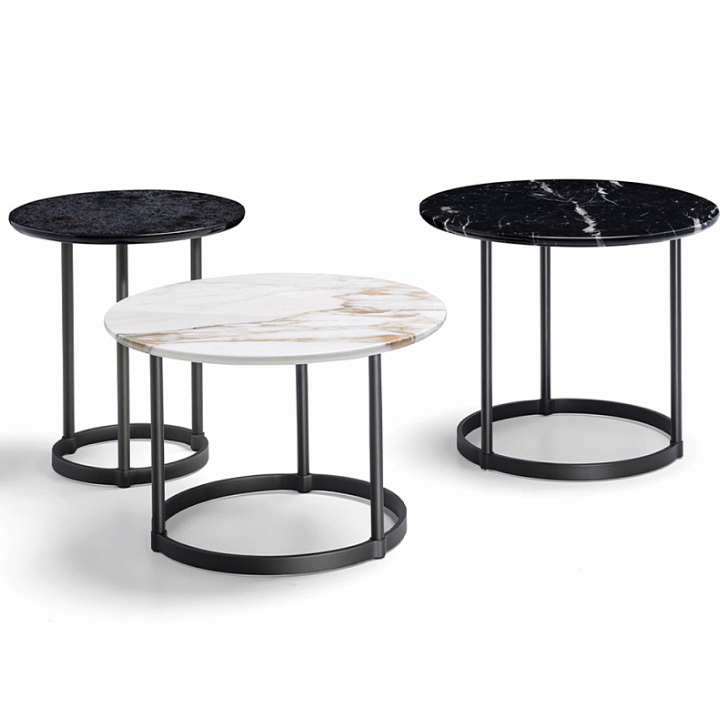 Кофейный стол REGENT Coffee Table Черный Серый в Перми | Loft Concept 