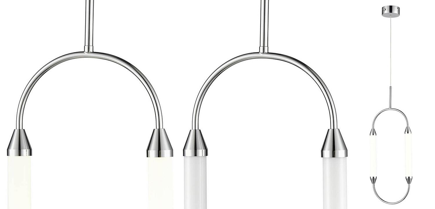 Подвесной светильник Giopato & Coombes CIRQUE Pendant Ellipse Vertical Chrome M Подвесной светильник Giopato & Coombes CIRQUE Pendant Ellipse Vertical Chrome M - Loft-Concept в Перми