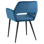 Стул с подлокотниками синий NEASAN STOOL варинант исполнения - 5 | Loft Concept в Перми