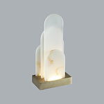 Настольная лампа с белыми вертикальными элементами Alabaster Totem   варинант исполнения - 6 | Loft Concept в Перми