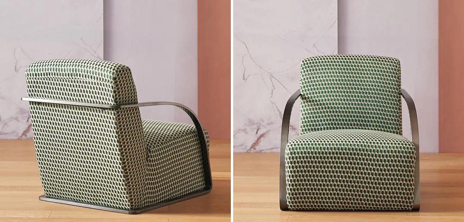 Кресло Esme Green Pattern Armchair Кресло Esme Green Pattern Armchair - Loft-Concept в Перми