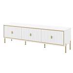 ТВ-тумба белая с тремя ящиками Antique Order варинант исполнения - 1 | Loft Concept в Перми