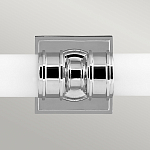 Бра для ванных комнат горизонтальное с двумя матовыми стеклянными цилиндическими плафонами Feiss варинант исполнения - 6 | Loft Concept в Перми