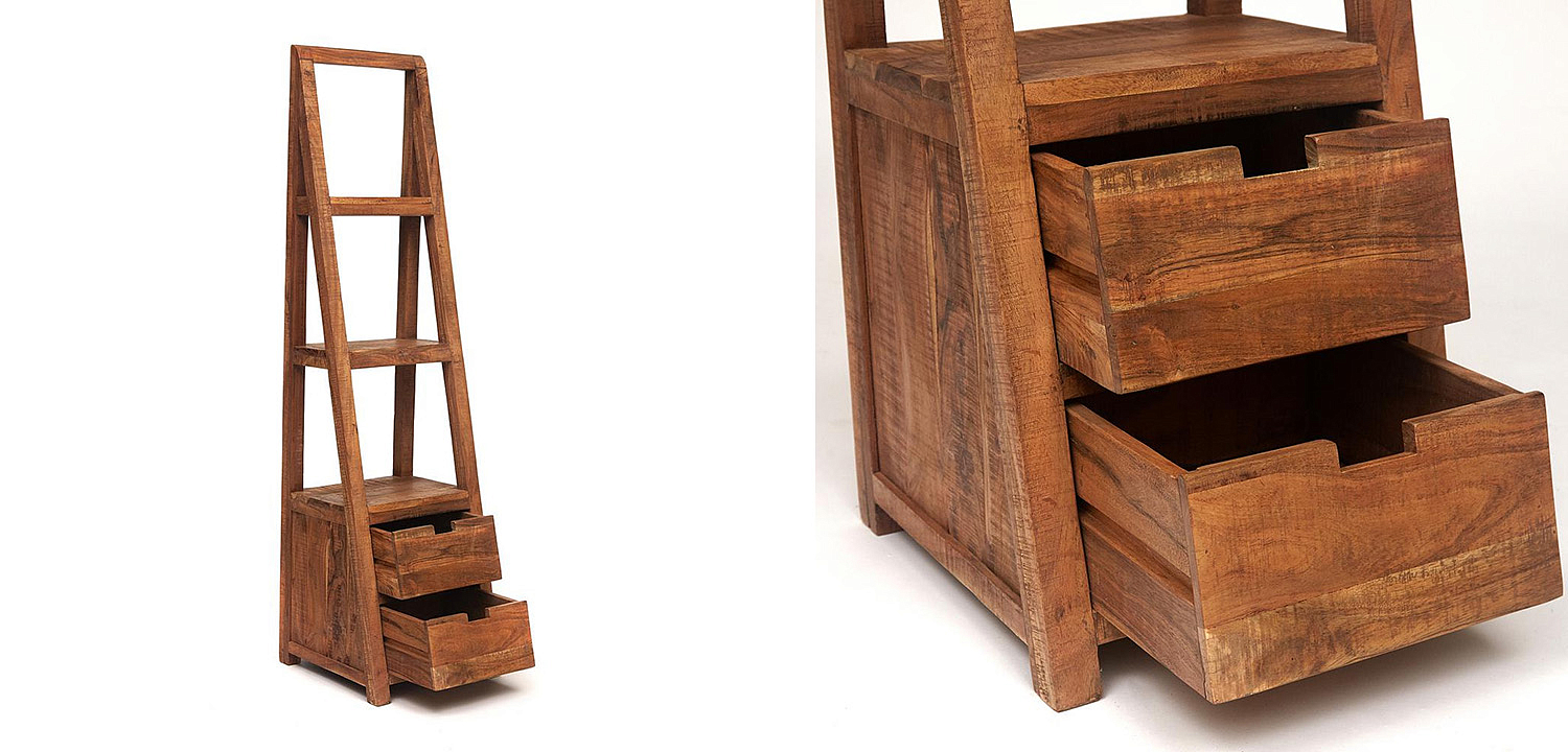 Этажерка Acacia Bookcase Freya II Этажерка Acacia Bookcase Freya II - Loft-Concept в Перми