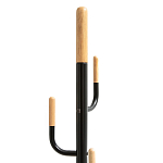 Напольная вешалка из металла и дерева Polly Floor Hanger варинант исполнения - 2 | Loft Concept в Перми