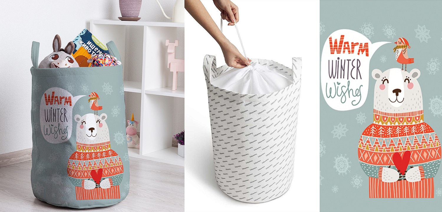 Корзина Warm winter wishes Basket Корзина Warm winter wishes Basket - Loft-Concept в Перми