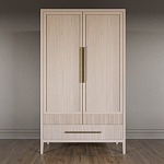 Шкаф платяной Primo с выдвижными ящиками шпон Черный дуб варинант исполнения - 2 | Loft Concept в Перми