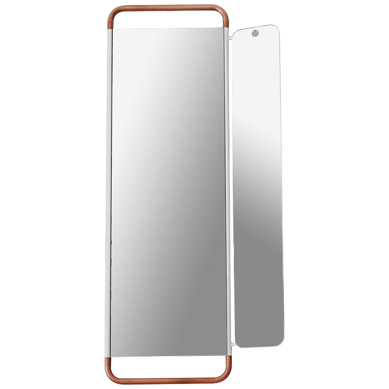 Настенное зеркало White Copper Functional Mirror Зеркало Белый Медь в Перми | Loft Concept 