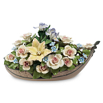 Статуэтка фарфоровая Лодка с цветами Charming Statuette варинант исполнения - 1 | Loft Concept в Перми