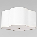 Потолочный светильник с белым волнистым плафоном из ткани Vitorino варинант исполнения - 1 | Loft Concept в Перми