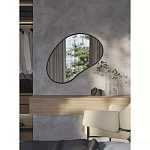 Зеркало асимметричной формы Oval Light Reflection варинант исполнения - 4 | Loft Concept в Перми