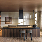 Кухонный гарнитур из массива дерева и камня HI-LINE 6 FRAME DOOR Dada Engenereed Kitchen варинант исполнения - 1 | Loft Concept в Перми