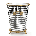 Фарфоровое кашпо Black and white square варинант исполнения - 3 | Loft Concept в Перми