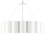 Люстра круглая фактурная в сочетании белого и золотого цвета Wide Stripes of Ribbon варинант исполнения - 2 | Loft Concept в Перми