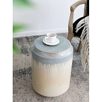 Керамический Табурет в оттенках бежевого и голубого цветов Gradient Stool варинант исполнения - 4 | Loft Concept в Перми