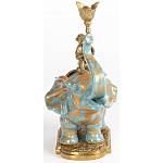 Фарфоровый подсвечник Слон с эмоцией Fluens варинант исполнения - 4 | Loft Concept в Перми