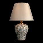 Настольная лампа с цветочной росписью Lamp Flower Painting варинант исполнения - 2 | Loft Concept в Перми