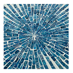 Приставной столик с инкрустацией раковинами устриц Bone Inlay варинант исполнения - 2 | Loft Concept в Перми