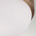 Потолочный светильник круглой формы с белым выпуклым матовым плафоном Feiss варинант исполнения - 4 | Loft Concept в Перми