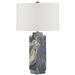 Настольная лампа с корпусом из серого мрамора Breathtaking View варинант исполнения - 4 | Loft Concept в Перми