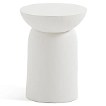 Приставной столик белого цвета Tori варинант исполнения - 2 | Loft Concept в Перми