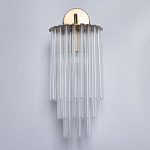 Бра с круглым основанием и длинными прозрачныи стеклянными трубками Nembus варинант исполнения - 3 | Loft Concept в Перми