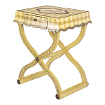 Приставной столик с ящиком в стиле ретро Vintage Rustic Tablecloth варинант исполнения - 2 | Loft Concept в Перми