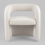 Кресло дизайнерское для лаунж зоны жемчужного цвета Pearl Lounge варинант исполнения - 9 | Loft Concept в Перми