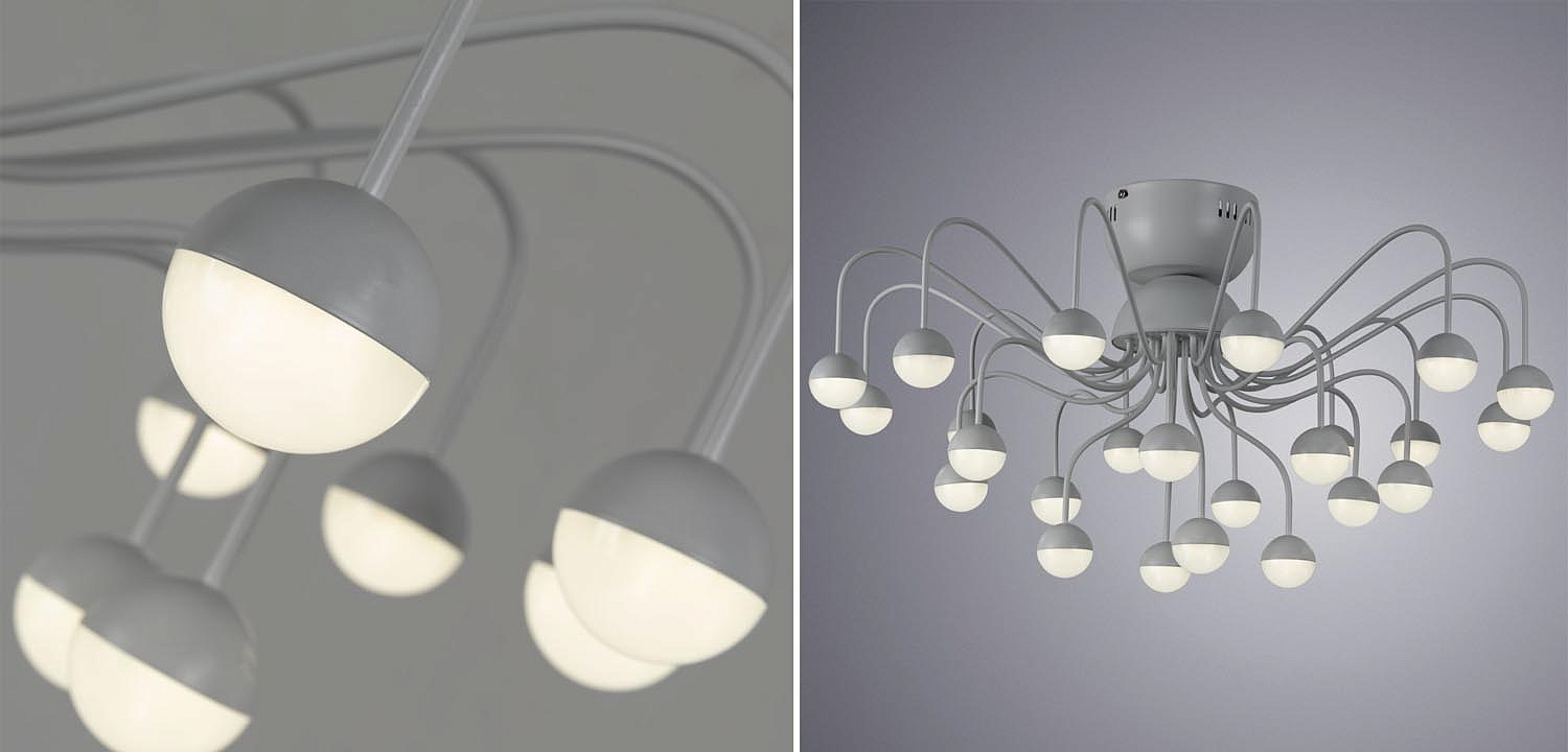 Потолочная люстра Vilelme Chandelier white Потолочная люстра Vilelme Chandelier white - Loft-Concept в Перми