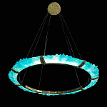 Люстра в форме кольца с цветочным декором Warm Heavenly Light варинант исполнения - 6 | Loft Concept в Перми