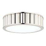 Потолочный светильник с гофрированным серебрянным абажуром Millennium варинант исполнения - 2 | Loft Concept в Перми