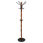 Вешалка напольная деревянная с черными металлическими крючками Noble Branches варинант исполнения - 1 | Loft Concept в Перми