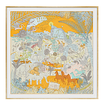 Картина Hermes Le Carnaval des Animaux Orange варинант исполнения - 1 | Loft Concept в Перми