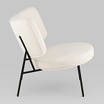 Мини-кресло District Lounge букле белый варинант исполнения - 2 | Loft Concept в Перми