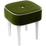 Квадратный мягкий пуф на белых ножках Winton Pouf Square варинант исполнения - 1 | Loft Concept в Перми