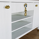 Комод-буфет Elsa Dreams White с открытыми полками   варинант исполнения - 5 | Loft Concept в Перми