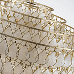 Люстра многоярусная с декором из натуральной морской ракушки Iridescent Light варинант исполнения - 7 | Loft Concept в Перми