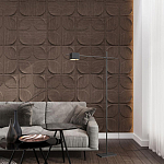 Гипсовая 3D панель с принтографией PM-20 варинант исполнения - 1 | Loft Concept в Перми