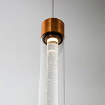 Подвесной светильник золото Sparkling Bubbles Tube Gold Hanging Lamp варинант исполнения - 5 | Loft Concept в Перми