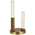 Настольная лампа латунь Dew Drops Tube Brass Table Lamp варинант исполнения - 1 | Loft Concept в Перми