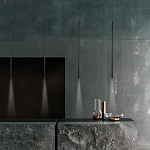 Подвсеной светильник светодиодный металлический цилиндрической формы Высота 100 см Trumpet tube варинант исполнения - 6 | Loft Concept в Перми