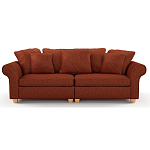 Мебельная ткань Шенилл терракотовый цвет 138 см T4-44 варинант исполнения - 4 | Loft Concept в Перми