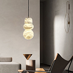 Подвесной светильник с фигурными плафонами Stone Triad варинант исполнения - 4 | Loft Concept в Перми