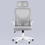 Кресло для компьютерного стола Easement Grey&White варинант исполнения - 2 | Loft Concept в Перми